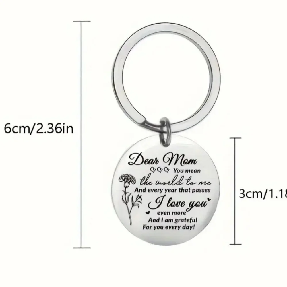 New Dear MoM Keychain